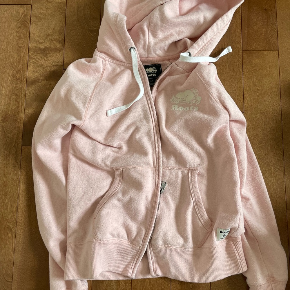 Pink roots zip up